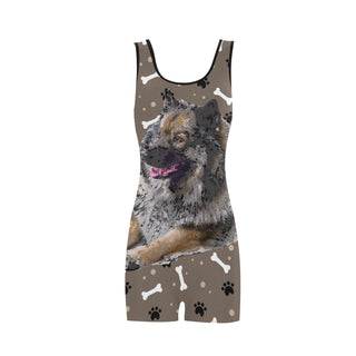 Keeshond Classic One Piece Swimwear - TeeAmazing