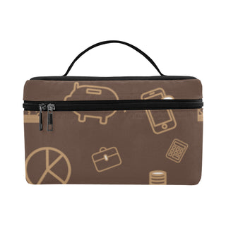Accountant Pattern Cosmetic Bag/Large - TeeAmazing