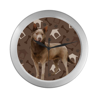 Australian Kelpie Dog Silver Color Wall Clock - TeeAmazing