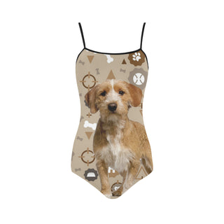 Basset Fauve Dog Strap Swimsuit - TeeAmazing