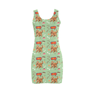 American Cocker Spaniel Pattern Medea Vest Dress - TeeAmazing