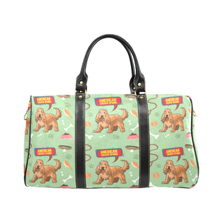 American Cocker Spaniel Pattern New Waterproof Travel Bag/Large - TeeAmazing