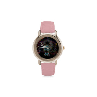 Newfoundland Glow Design 2 Women's Rose Gold Leather Strap Watch - TeeAmazing