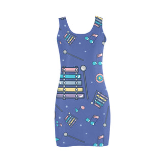 Marimba Pattern Medea Vest Dress - TeeAmazing