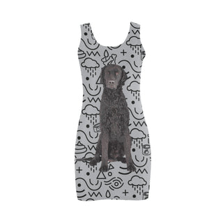 Curly Coated Retriever Medea Vest Dress - TeeAmazing