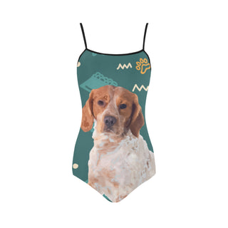 Brittany Spaniel Dog Strap Swimsuit - TeeAmazing