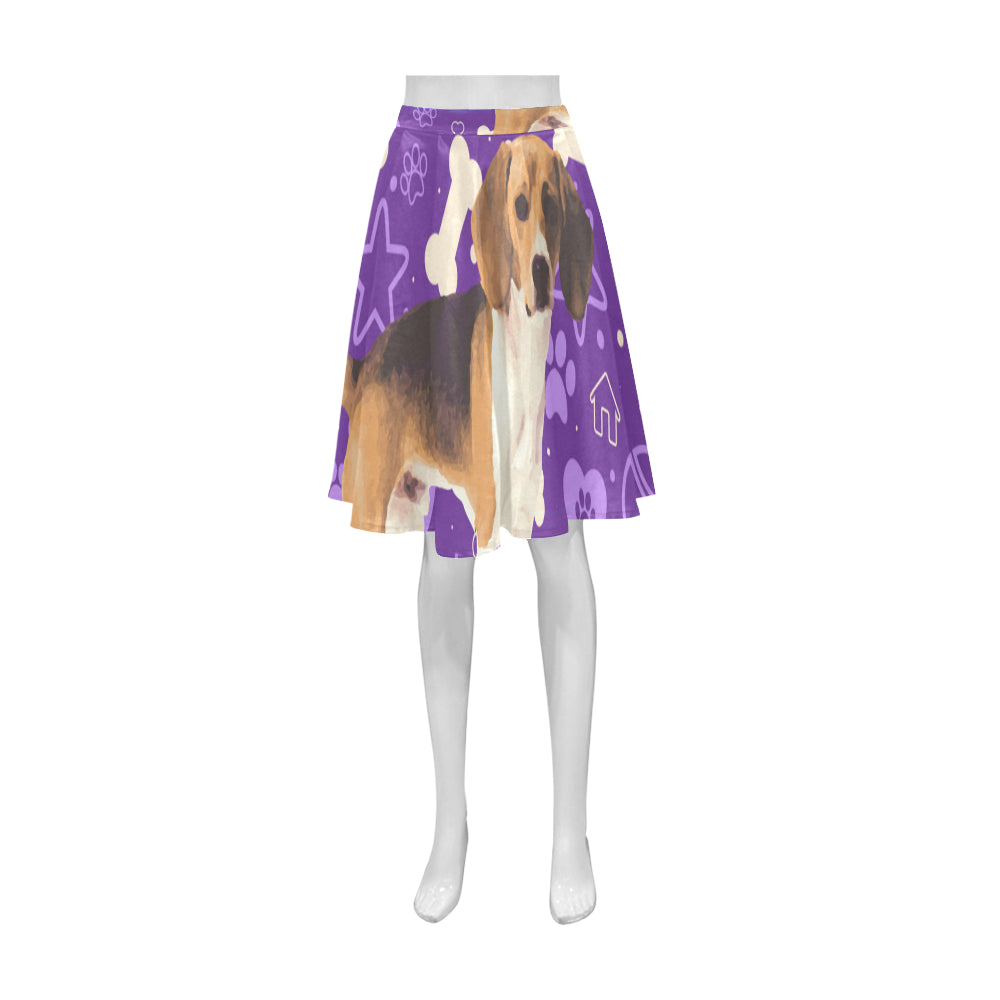Beagle Athena Women's Short Skirt - TeeAmazing