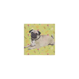 Pug Square Towel 13x13 - TeeAmazing