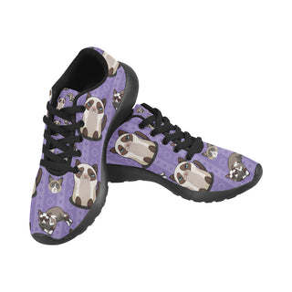 Snowshoe Cat Black Sneakers Size 13-15 for Men - TeeAmazing
