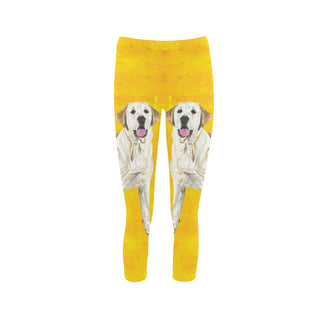 Labrador Retriever Water Colour No.1 Capri Legging - TeeAmazing