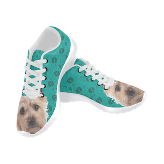 Cairn terrier White Sneakers Size 13-15 for Men - TeeAmazing