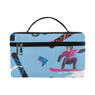 Snowboarding Pattern Cosmetic Bag/Large - TeeAmazing