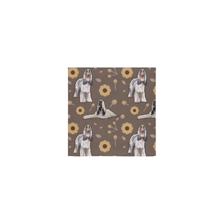 Afghan Hound Flower Square Towel 13“x13” - TeeAmazing