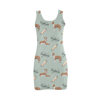 Greyhound Pattern Medea Vest Dress - TeeAmazing