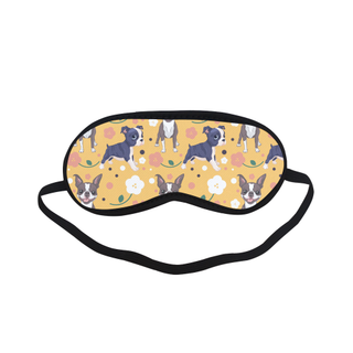 Boston Terrier Flower Sleeping Mask - TeeAmazing