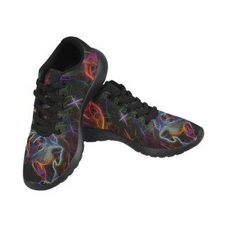 Great Dane Glow Design 1 Black Sneakers for Women - TeeAmazing