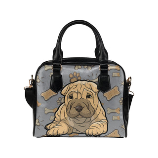 Shar Pei Dog Shoulder Handbag - TeeAmazing