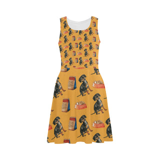 Dachshund Water Colour Pattern No.1 Atalanta Sundress - TeeAmazing