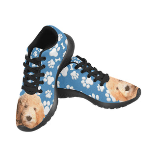 Goldendoodle Black Sneakers Size 13-15 for Men - TeeAmazing