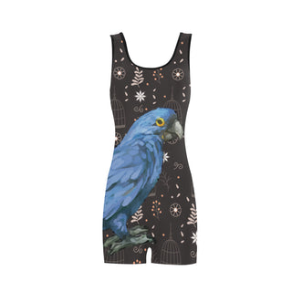 Hyacinth Macaw Parrot Classic One Piece Swimwear - TeeAmazing