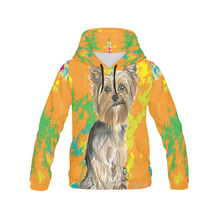 Yorkshire Terrier Water Colour No.1 All Over Print Hoodie for Men - TeeAmazing