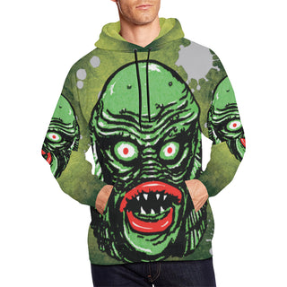 Creature on black lagoon All Over Print Hoodie for Men - TeeAmazing