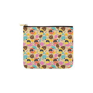 Border Collie Pattern Carry-All Pouch 6x5 - TeeAmazing