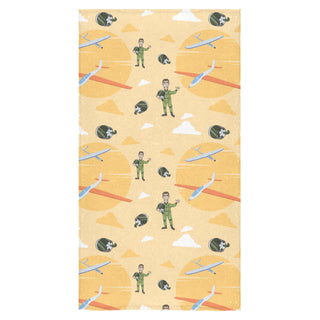 Pilot Pattern Bath Towel 30"x56" - TeeAmazing