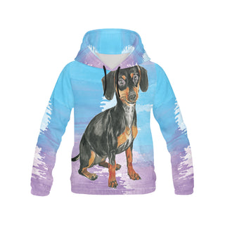 Dachshund Water Colour No.1 All Over Print Hoodie for Women - TeeAmazing