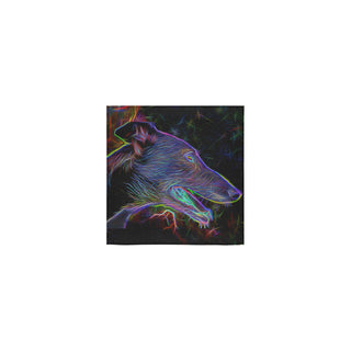 Greyhound Glow Design 2 Square Towel 13x13 - TeeAmazing