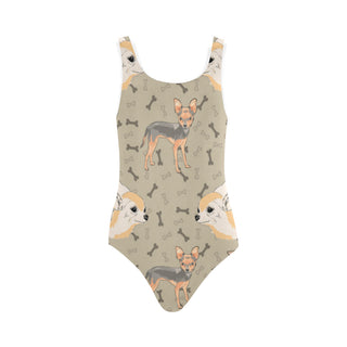 Chihuahua Vest One Piece Swimsuit - TeeAmazing