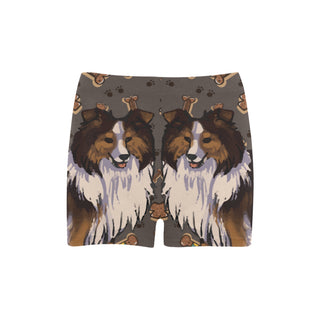 Shetland Sheepdog Dog Briseis Skinny Shorts (Model L04) - TeeAmazing