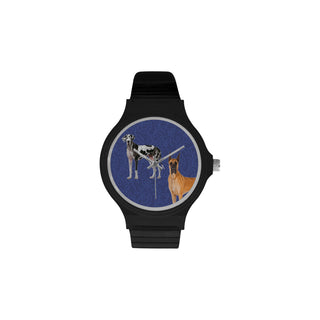 Great Dane Lover Unisex Round Plastic Watch - TeeAmazing