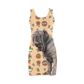 Neapolitan Mastiff Dog Medea Vest Dress - TeeAmazing