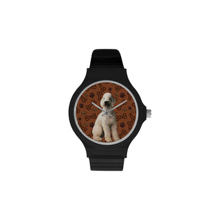 Bedlington Terrier Dog Unisex Round Plastic Watch - TeeAmazing