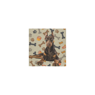 Doberman Dog Square Towel 13x13 - TeeAmazing