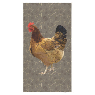 Chicken Footprint Bath Towel 30"x56" - TeeAmazing