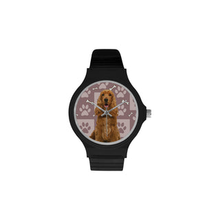 American Cocker Spaniel Unisex Round Plastic Watch - TeeAmazing