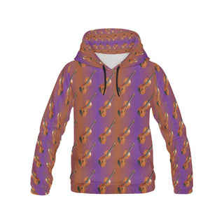 Violin Pattern All Over Print Hoodie for Men - TeeAmazing