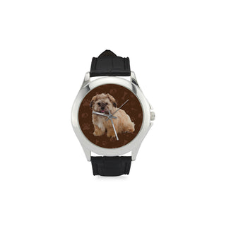 Shih-poo Dog Women's Classic Leather Strap Watch - TeeAmazing