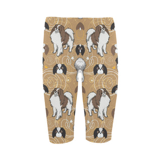 Japanese Chin Hestia Cropped Leggings (Model L03) - TeeAmazing