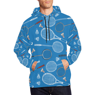 Badminton Pattern All Over Print Hoodie for Men - TeeAmazing
