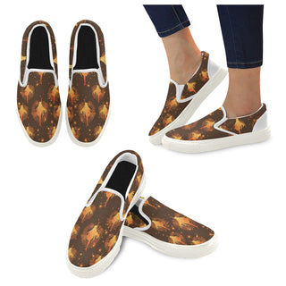 Sailor Venus White Women's Slip-on Canvas Shoes - TeeAmazing