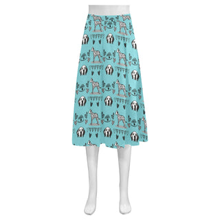 Dalmatian Pattern Mnemosyne Women's Crepe Skirt - TeeAmazing