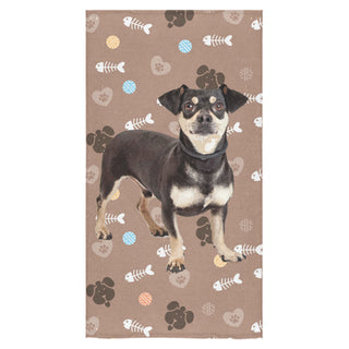 Chiweenie Dog Bath Towel 30"x56" - TeeAmazing