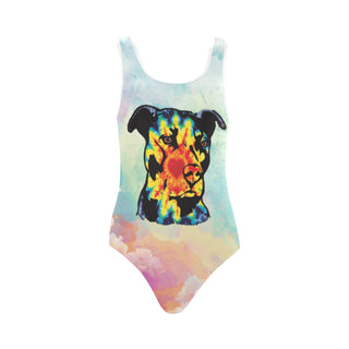 Pit Bull Pop Art No.1 Vest One Piece Swimsuit - TeeAmazing