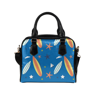 Surfing Pattern Shoulder Handbag - TeeAmazing