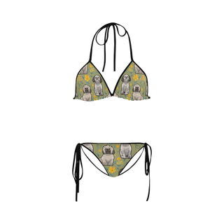 Shih Tzu Flower Custom Bikini Swimsuit - TeeAmazing