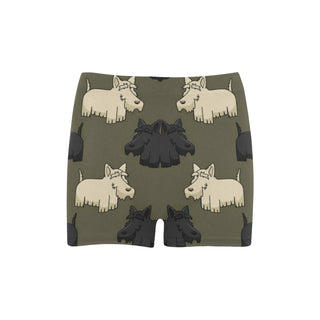 Scottish Terrier Briseis Skinny Shorts (Model L04) - TeeAmazing