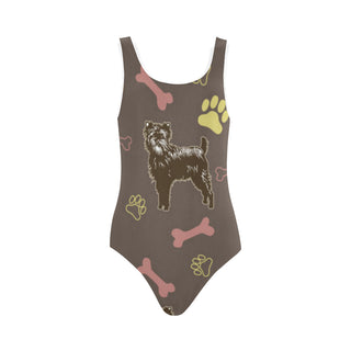 Affenpinschers Pattern Vest One Piece Swimsuit - TeeAmazing
